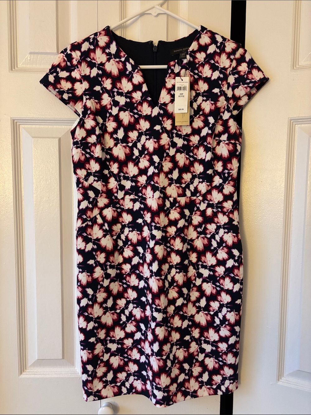 Banana Republic Petite Floral Sheath Dress